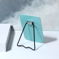 Зеркало настольное, 10 &times; 14 см, цвет бирюзовый