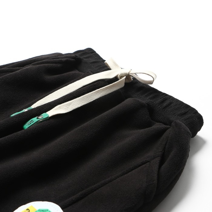 Брюки для мальчиков, НАЧЁС, цвет чёрный, рост 116-122 см