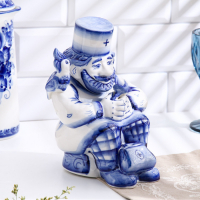 Штоф &laquo;Айболит&raquo;, 1 л, 21 см, гжель