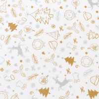 Бумага силиконизированная «Олень», серебряный, 0,38 х 5 м Бумага силиконизированная «Олень», серебряный, 0,38 х 5 м