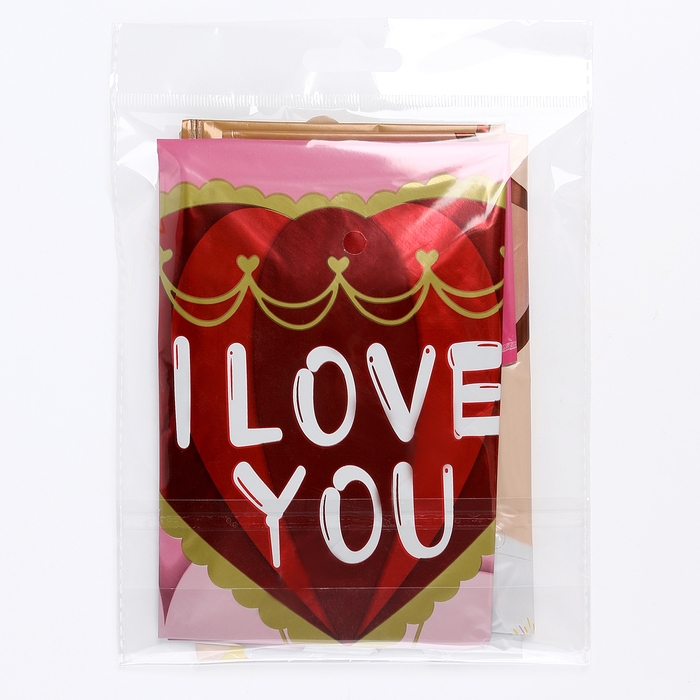 Набор шаров &laquo;Ангелочек розовый&raquo;, фольга, латекс, 10 шт.