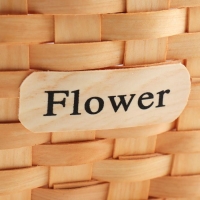 Корзина плетеная, секвойя, 22х15,5х12/25,5 см