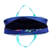 Папка с ручками текстильная А4, 350 х 265 x 75 мм, ПМД 4-20 "Неон бабочки"