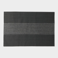 Салфетки сервировочные на стол Доляна &laquo;Сияние&raquo;, 4 шт, 45&times;30 см, цвет чёрный