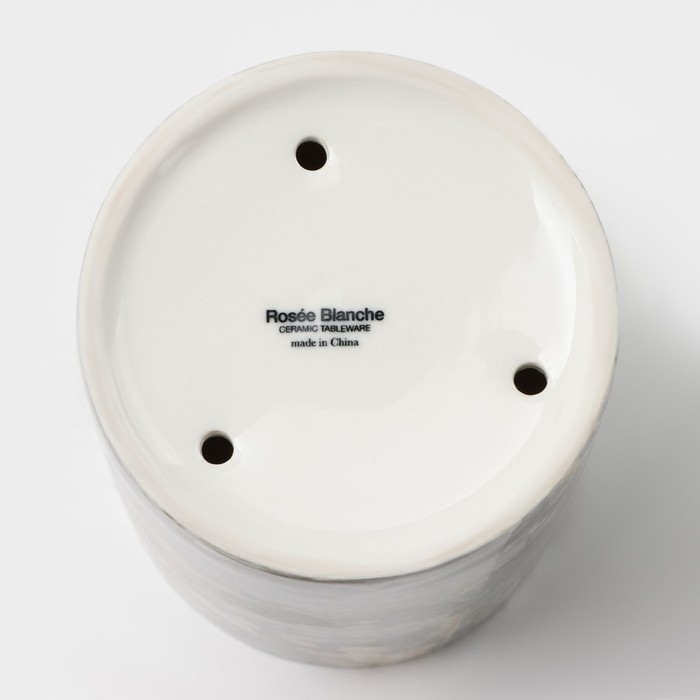 Подставка керамическая для столовых приборов &laquo;Вилка-ложка&raquo;, 13,5&times;13,5&times;12,5 см