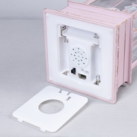 Светодиодная фигура &laquo;Фонарь со снеговиком&raquo; 10.5 &times; 28 &times; 10.5 см, пластик, батарейки ААх3 (не в комплекте), USB, свечение тёплое белое