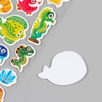 Наклейки для творчества бумага "Рыбный мир" 15х30 см Наклейки для творчества бумага "Рыбный мир" 15х30 см