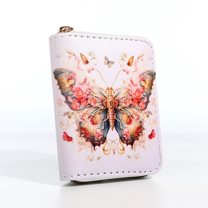 Кошелёк на молнии, цвет белый Кошелёк на молнии, цвет белый