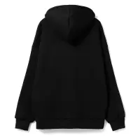 Худи оверсайз унисекс Go Easy, черное, размер L