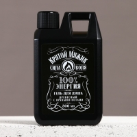 Подарочный набор косметики &laquo;Крутой мужик&raquo;, гель для душа во флаконе канистры 300 мл и мочалка для тела, аромат древесный с пряными нотами, HARD LINE