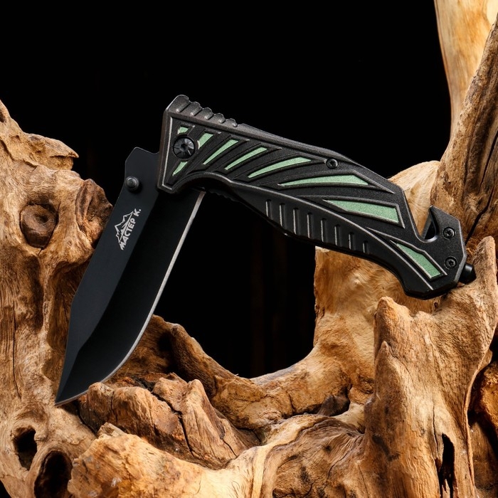 Нож складной Нож складной "Адмирал" полуавтоматический, 10см, клинок 4см