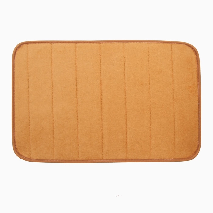 Коврик для ванной Этель Basic, цв. светло-коричневый, 40х60 см Коврик для ванной Этель Basic, цв. светло-коричневый, 40х60 см