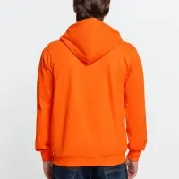 Толстовка на молнии с капюшоном Siverga 2.0, оранжевая, размер XL