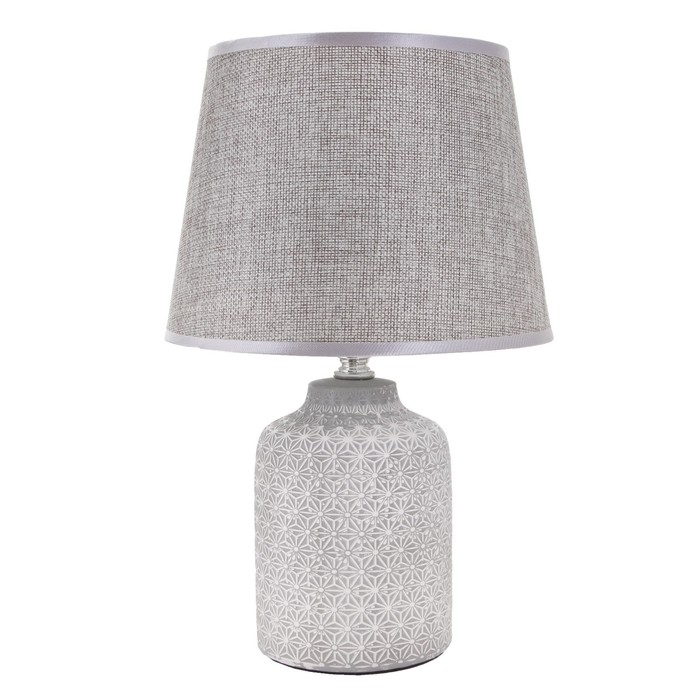 Лампа настольная 48467/1 E14 серый 40Вт 20х20х31 см RISALUX
