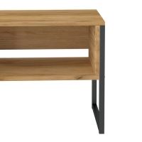 Тумба под ТВ Chicago 118х35х45 см, дуб крафт золотой, чёрный