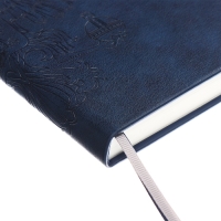 Ежедневник датир 2025г А5 176л ESCALADA, тв обл, иск кожа, бл тис,ляс,кр бл 70г/м2,синий Ежедневник датир 2025г А5 176л ESCALADA, тв обл, иск кожа, бл тис,ляс,кр бл 70г/м2,синий