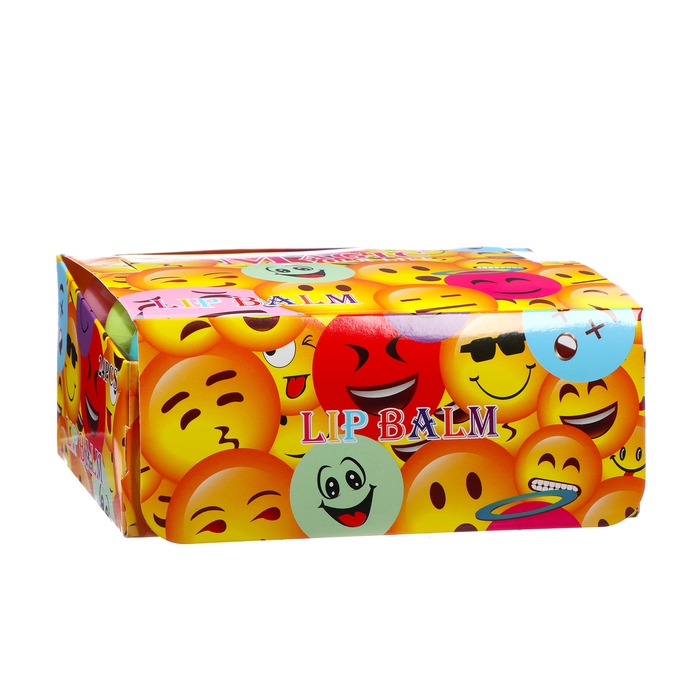 Бальзам для губ &laquo;Смайлики&raquo;, микс цветов и ароматов