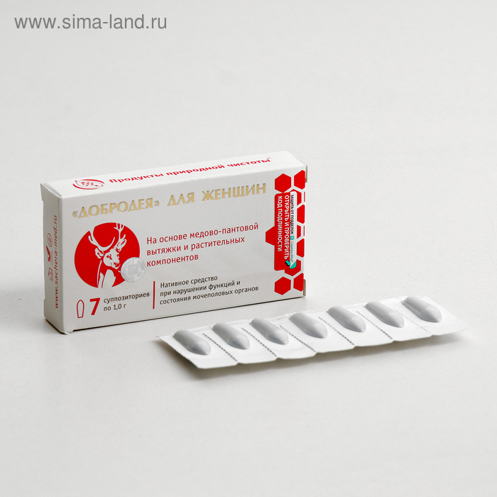 Средства косметические для интимной гигиены &laquo;Добродея&raquo; для женщин, от эрозии и кандидоза №7 *1,0 г