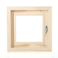 Окно, 40×40см, двойное стекло ЛИПА, наружнее открывание Окно, 40×40см, двойное стекло ЛИПА, наружнее открывание