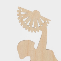 Салфетница деревянная &laquo;Кармен&raquo;, 25&times;13&times;13 см