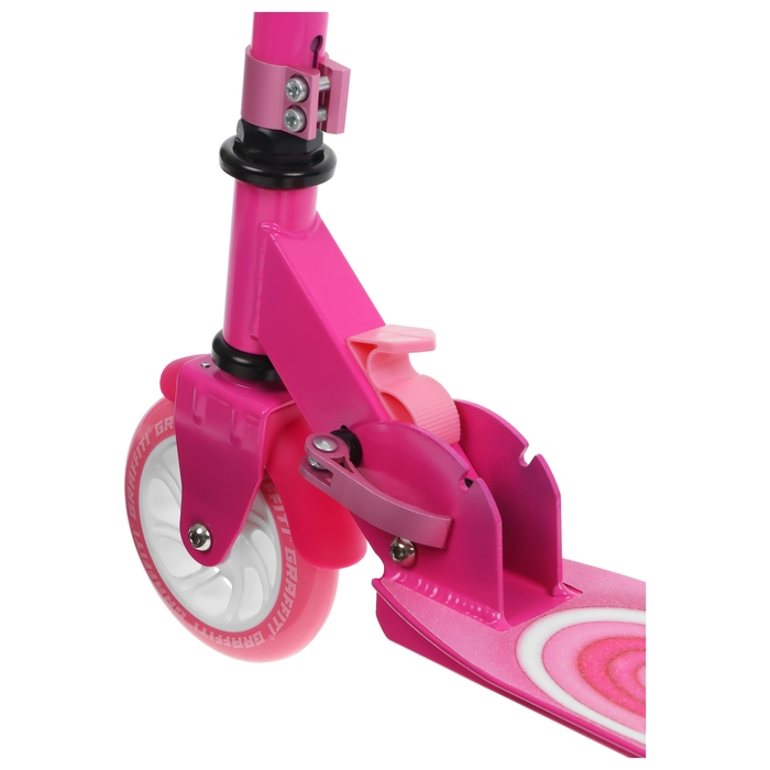 Самокат городской GRAFFITI Comfort 120, складной, колёса PU 120 мм, ABEC 7 Carbon