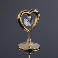 Сувенир &laquo;Сердце" мини, с кристаллами