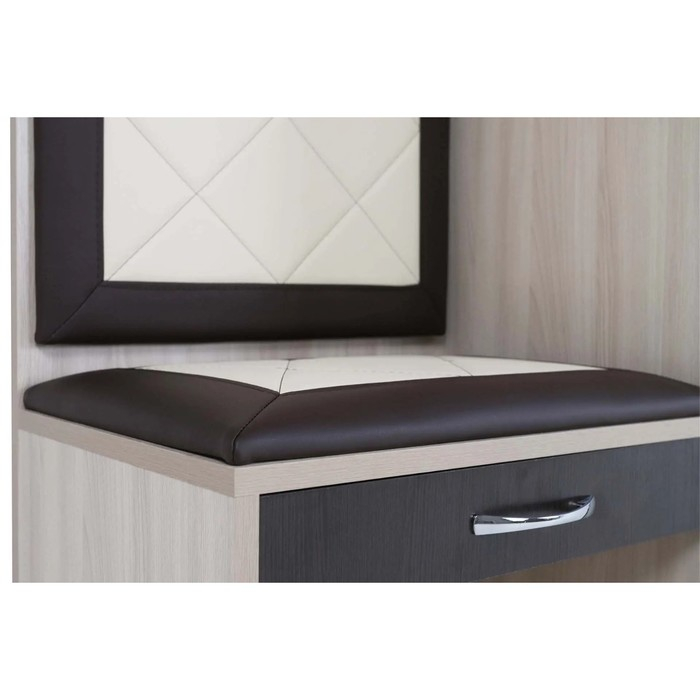 Прихожая Ольга 4, Ясень шимо светлый/Венге