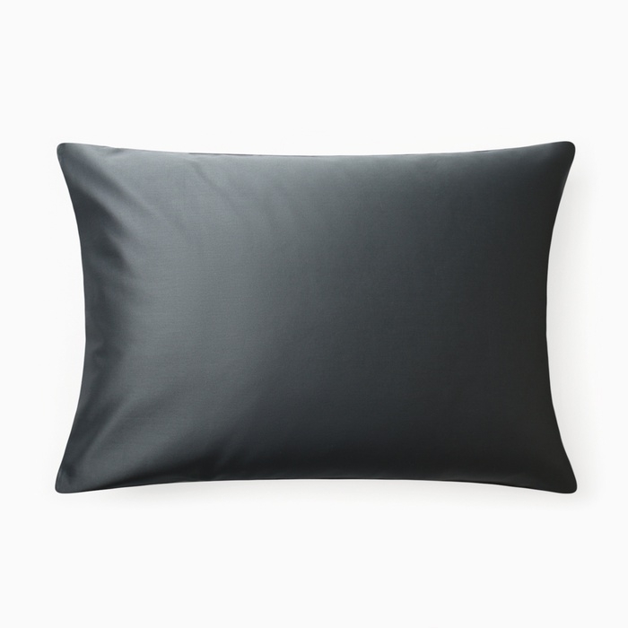 Наволочка Наволочка "Этель" 50х70 см , цвет тёмно-серый, 100% хл, мако-сатин 114г/м