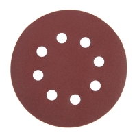 Круг абразивный шлифовальный под "липучку" ТУНДРА, перфорированный, 125 мм, Р220, 10 шт.
