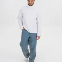 Лонгслив из бифлекса Morfiss, белый, размер M/L