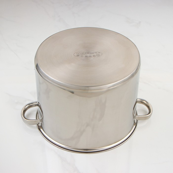 Кастрюля &laquo;Гретта&raquo;, 13 л, d=28 см, капсульное дно, индукция