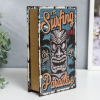 Сейф-книга дерево кожзам "Сёрфинг. Стиль жизни" 21х13х5 см Сейф-книга дерево кожзам "Сёрфинг. Стиль жизни" 21х13х5 см