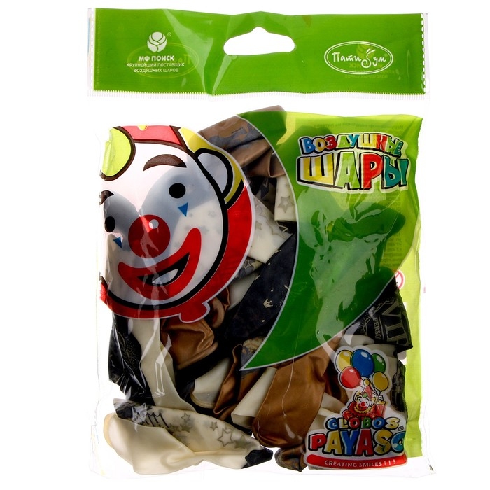 Шар латексный 12" &laquo;VIP Party&raquo; ассорти, набор 25 шт., МИКС