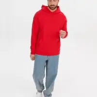 Худи оверсайз унисекс Outshine, красное, размер M/L