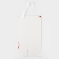 Пакет-переноска для цветов с пластиковым окном, &laquo;Только для тебя&raquo;, белая, 30 х 12 х 8 см