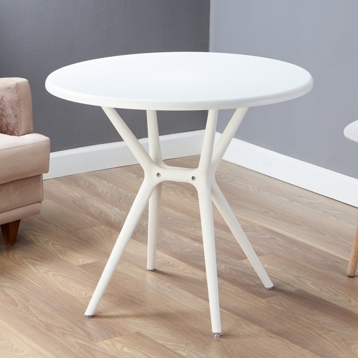 Стол Тео T1 750x800x800 мм Белый Стол Тео T1 750x800x800 мм Белый