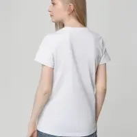 Футболка женская T-bolka Lady белая, размер L