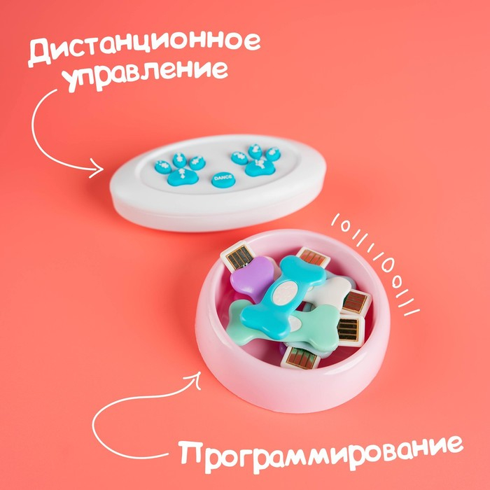 Робот единорог &laquo;Питомец&raquo; WOOW TOYS, программируемый, на пульте управления, интерактивный: звук, свет, танцующий, на аккумуляторе, розовый