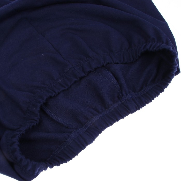 Термобелье мужское, футер, хлопок, размер 48, рост 176, цвет синий