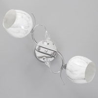 Люстра потолочная Грейс 2хE27 40Вт Хром Люстра потолочная Грейс 2хE27 40Вт Хром