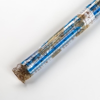 Бумага силиконизированная &laquo;Полоски&raquo;, голубые, для выпечки, 0,38 х 5 м