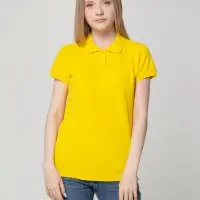 Рубашка поло женская Virma lady, желтая, размер M