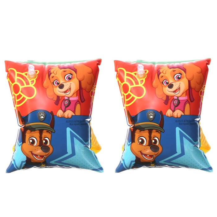 Нарукавники PAW PATROL, детские, для плавания 20х16 см, цвет жёлтый Нарукавники PAW PATROL, детские, для плавания 20х16 см, цвет жёлтый