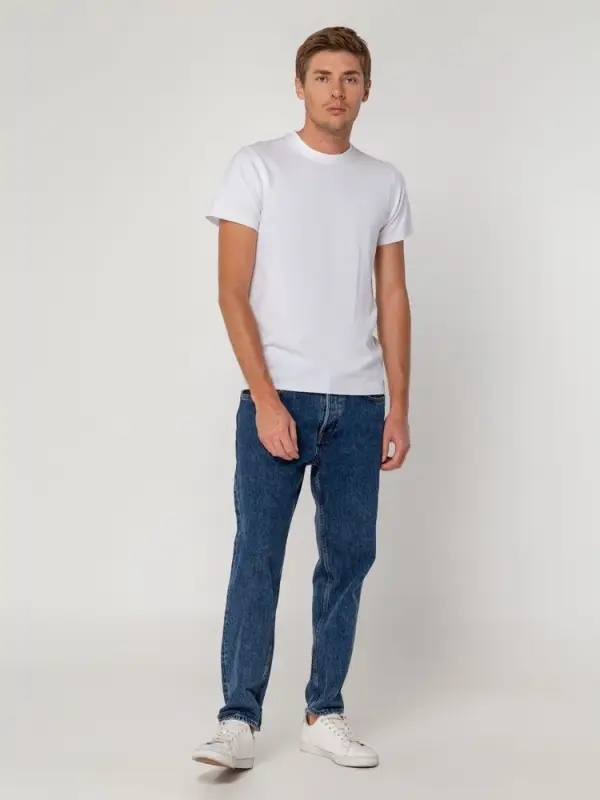 Футболка мужская T-bolka Stretch, белая, размер S