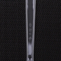 Набор одноразовых вилок, 18 см, 10 шт, цвет прозрачный Набор одноразовых вилок, 18 см, 10 шт, цвет прозрачный