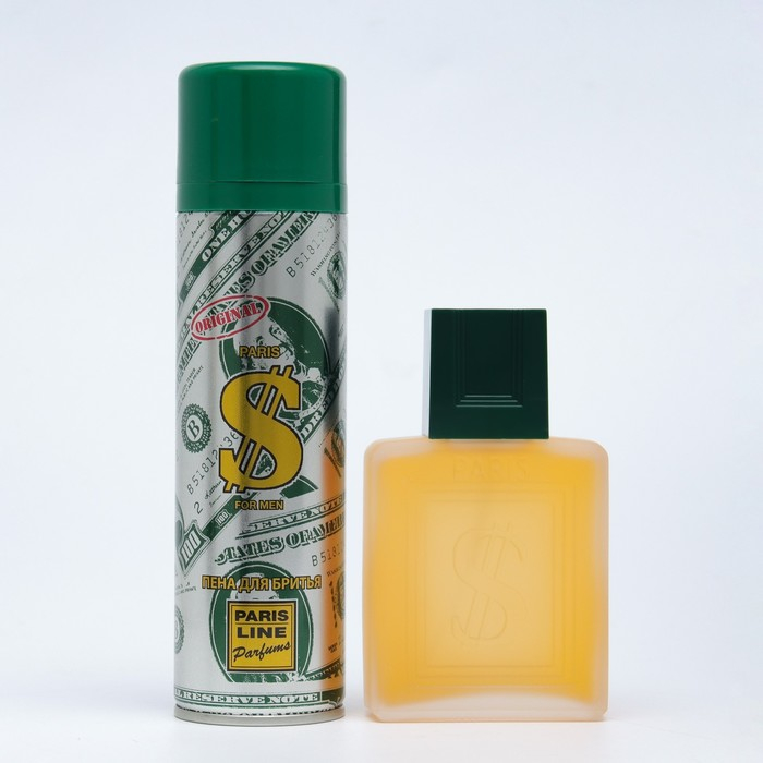 Подарочный набор для мужчин: Туалетная вода Dollar, 100 мл + пена для бритья, 200 мл Подарочный набор для мужчин: Туалетная вода Dollar, 100 мл + пена для бритья, 200 мл