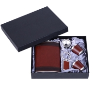 Подарочный набор 5 в 1 "Горький шоколад": фляжка 270 мл, 2 рюмки, воронка, брелок 5 х 23 х 17 см 11 Подарочный набор 5 в 1 "Горький шоколад": фляжка 270 мл, 2 рюмки, воронка, брелок 5 х 23 х 17 см 11