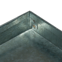 Поддон, 44 × 40 × 2 см, металл, серый Поддон, 44 × 40 × 2 см, металл, серый