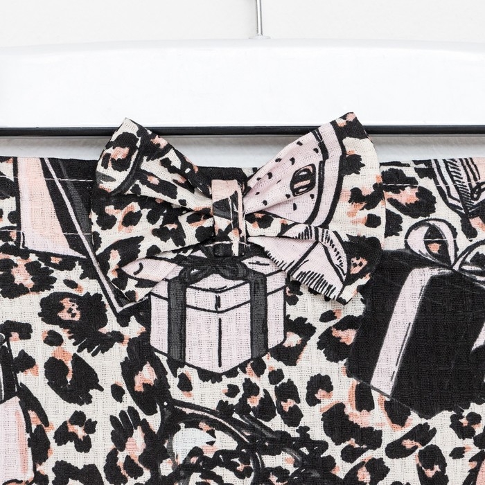 Набор для сауны Этель Набор для сауны Этель "Леопард" парео с бантиком+полотенце 80х150 см+повязка,100% хл