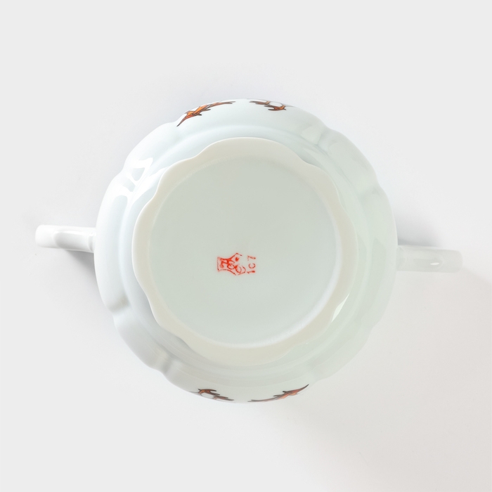 Сахарница фарфоровая &laquo;Гуси&raquo;, 550 мл